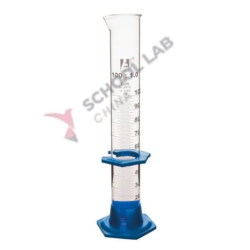 Glass Measuring Cylinder - 100ml - Pack of 2